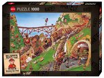 Heye - 1000 Piece - Wanted! Getaway Car Fred-jigsaws-The Games Shop