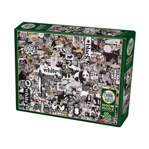 Cobble Hill - 1000 Piece - Black & White Animals