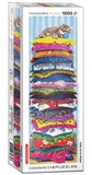 Eurographics - 1000 Piece - Fluffy Cat on Pillows (Panorama)-jigsaws-The Games Shop