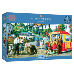 Gibson - 636 Piece - Ice Cream by the River (Panorama)