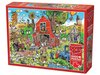 Cobble Hill - 1000 Piece - Doodletown Farmyard Folly-jigsaws-The Games Shop