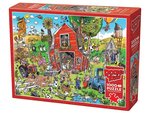 Cobble Hill - 1000 Piece - Doodletown Farmyard Folly-jigsaws-The Games Shop