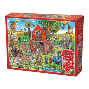 Cobble Hill - 1000 Piece - Doodletown Farmyard Folly