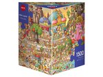 Heye - 1500 Piece - Degano Yogaland-jigsaws-The Games Shop