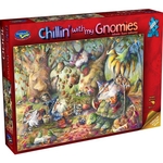 Holdson - 1000 Piece - Chillin with my Gnomies Autumn Acorn Gathering-jigsaws-The Games Shop