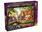 Holdson - 1000 Piece - Cottage Charmers 2 The Woodland Cottage-jigsaws-The Games Shop