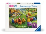Ravensburger - 1000 Piece - Colourful Wool Happy Sheep Yarn Shop-jigsaws-The Games Shop