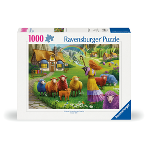 Ravensburger - 1000 Piece - Colourful Wool Happy Sheep Yarn Shop