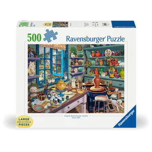 Ravensburger - 500 Piece Large Format - Pottery Studio Sanctuary
