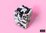 Chessex - 12mm D6 Gemini Dice Block (36) Black-White/Pink 