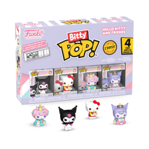Pop Vinyl Mystery Bitty 4-Pack - Hello Kitty - Kuromi