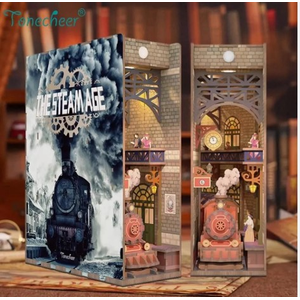 Tonecheer Book Nook Kit - Steam Age