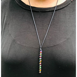 Kaiko Sensory - Unisex Caterpillar Necklace - Oil Slick
