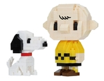 Nanoblock - Large Peanuts Charlie Brown & Snoopy-construction-models-craft-The Games Shop