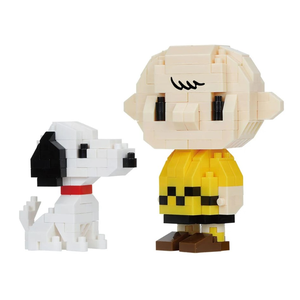 Nanoblock - Large Peanuts Charlie Brown & Snoopy