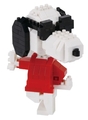 Nanoblock - Medium Peanuts Snoopy Joe Cool-construction-models-craft-The Games Shop
