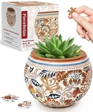 3D Flowerpot Jigsaw Puzzle - Autumn Abundance-jigsaws-The Games Shop