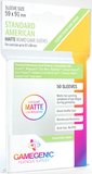 Gamegenic Board Game Sleeves - Matte x 50 - Code Green Standard American (59 x 91mm)-board games-The Games Shop