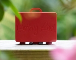 Getting Lost - Suitcase Travel/Storage Case - Red Autumn Leaves-travel games-The Games Shop