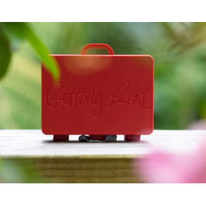 Getting Lost - Suitcase Travel/Storage Case - Red Autumn Leaves