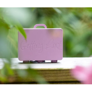 Getting Lost - Suitcase Travel/Storage Case - Lilac Winter Sunrise