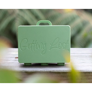 Getting Lost - Suitcase Travel/Storage case - Moss Green