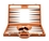 Bacgammon - 18" Tan PU Leather