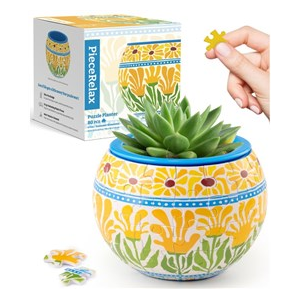 3D Flowerpot Jigsaw Puzzle - Summer Blossoms