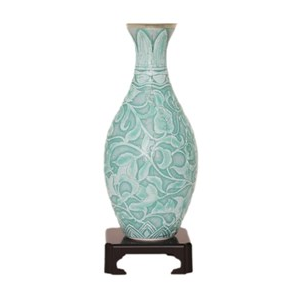 Puzzle Vase - Glazed Relief