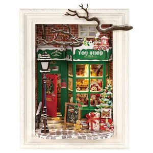 DIY - Mini House - Framed Santa's Toy Shop