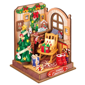 DIY - Mini House - Christmas Fireplace