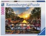 Ravensburger - 1000 piece - Bicycles in Amsterdam-jigsaws-The Games Shop