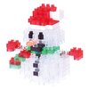 Nanoblock - Small - Glitter Snowman-construction-models-craft-The Games Shop