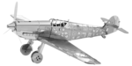 Metal Earth - Messerschmidt Bf-109-construction-models-craft-The Games Shop