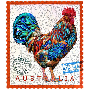 Twigg - 202 Wooden Shaped Piece Jigsaw - Chook