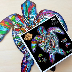 Twigg - 148 Wooden Shaped Piece Jigsaw - Mooloolaba Turtle