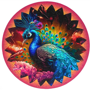 Twigg - 118 Wooden Shaped Piece Jigsaw - Penelope Peacock