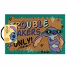 Door Mat - Lilo & Stitch - Trouble Maker-door mats-The Games Shop