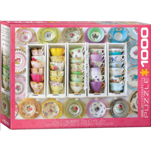 Eurographics - 1000 Piece - Colourful Tea Cups
