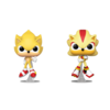 Sonic the Hedgehog - Super Sonic & Super Shadow US Exclusive Flocked Pop! Vinyl 2-Pack [RS]-pop vinyl-The Games Shop