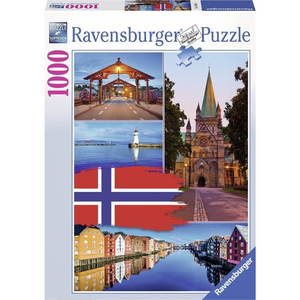 Ravensburger - 1000 piece - Trondheim Collage 