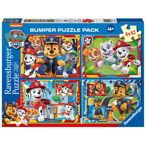 RAVENSBURGER - 4 X 42 PIECE- PAW PATROL TEAM
