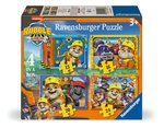 RAVENSBURG - 4 IN A BOX (12/16/20/24) - RUBBLE CREW HARD AT WORK-jigsaws-The Games Shop