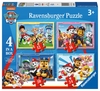 RAVENSBURGER - 4 IN A BOX (12/16/20/24) - PAW PATROL FRIENDS READY FOR ADVENTURE-jigsaws-The Games Shop