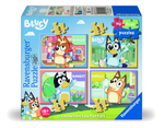 RAVENSBURGER - MY FIRST PUZZLES 4 CHUNKY PUZZLES (2/3/4/5) - BLUEY & FAMILY-jigsaws-The Games Shop