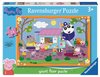 RAVENSBURGER - 24 PIECE GIANT FLOOR PUZZLE - PEPPA PIG FUN AT THE CLUBHOUSE-jigsaws-The Games Shop