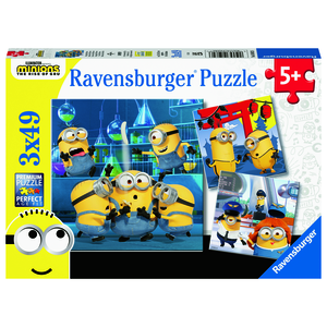 RAVENSBURGER - 3 X 49 PIECE - FUNNY MINIONS