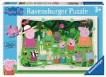 RAVENSBURGER - 35 PIECE - PEPPA PIG RECYCLE TOGETHER!-jigsaws-The Games Shop