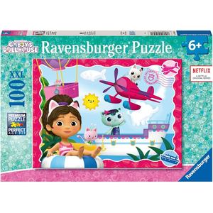 Ravensburger - 100XXL Pieces - Gabby's Dollhouse Cat Adventure