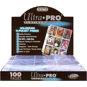 Ultra Pro 9 pocket page (each)